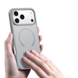 DUX DUCIS чохол YIND сумісний з MagSafe для IPHONE 17 PRO (Open Ring) сірий
