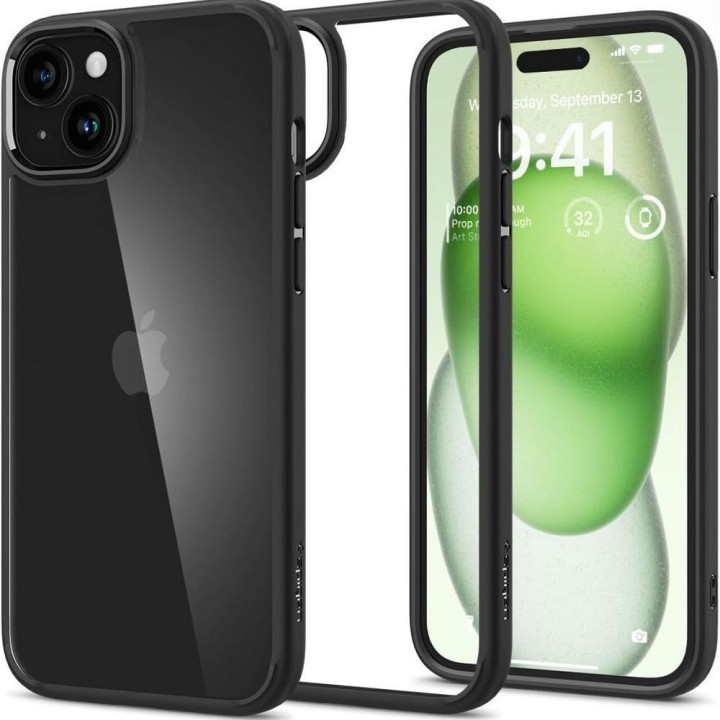 SPIGEN чехол ULTRA HYBRID для IPHONE 15 Plus matte black