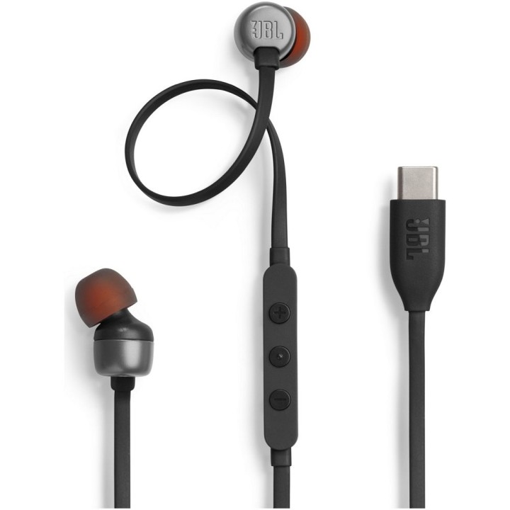 Wired in-ear headphones USB C JBL Tune 310C black