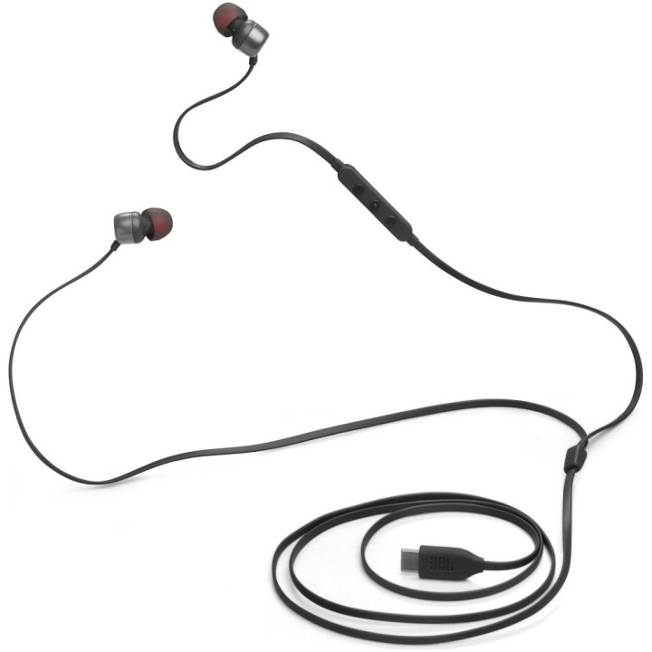 Słuchawki przewodowe douszne USB C JBL Tune 310C czarne