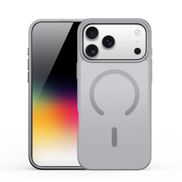 DUX DUCIS чохол YIND сумісний з MagSafe для IPHONE 17 PRO MAX (Open Ring) сірий