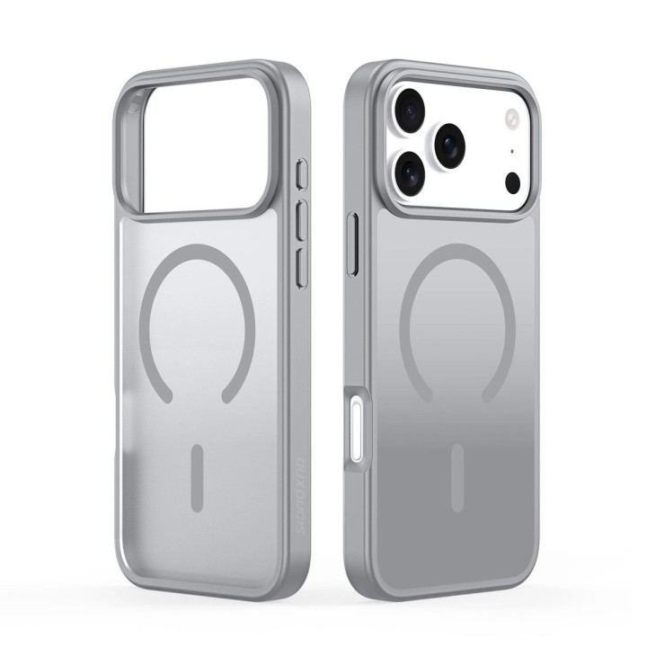 DUX DUCIS чехол YIND совместимый с MagSafe для IPHONE 17 PRO MAX (Open Ring) серый