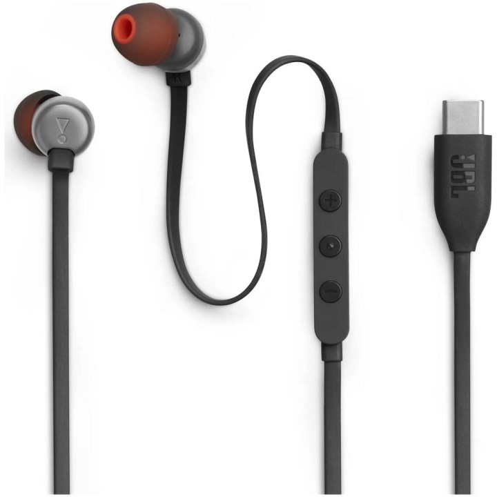 Дротові навушники-вкладиші USB C JBL Tune 310C чорні