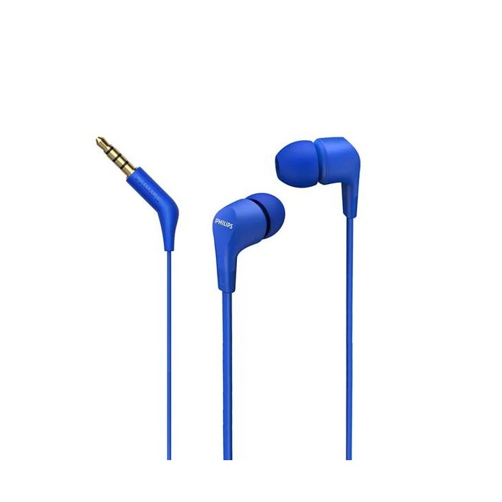 Słuchawki przewodowe douszne Jack 3,5 mm Philips TTAE1105BL niebieskie