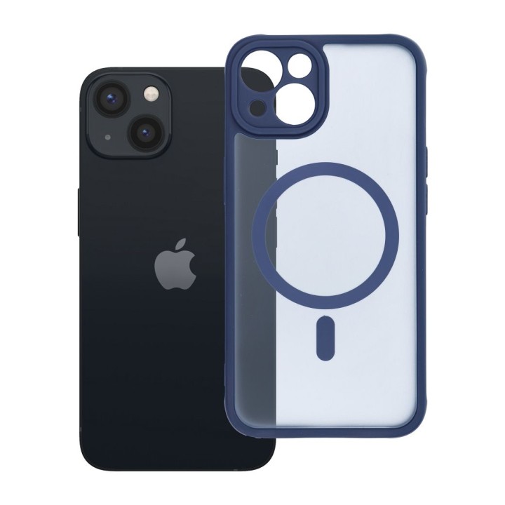 Чохол для iPhone 13 Full Matte Mag Cover сумісний з MagSafe синій