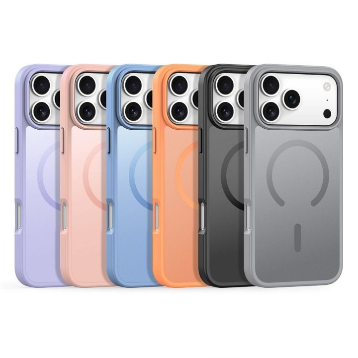 DUX DUCIS case YIND compatible with MagSafe for IPHONE 17 PRO MAX (Open Ring) grey