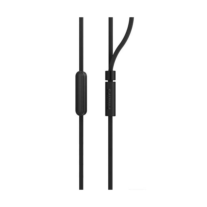 Дротові навушники-вкладиші Jack 3,5 mm Philips TAE1105BK/00 чорні