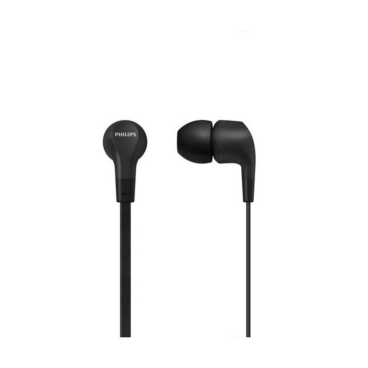 Дротові навушники-вкладиші Jack 3,5 mm Philips TAE1105BK/00 чорні