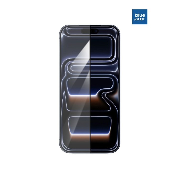 Szkło hartowane 5D do iPhone 17 PRO Blue Star AR czarne