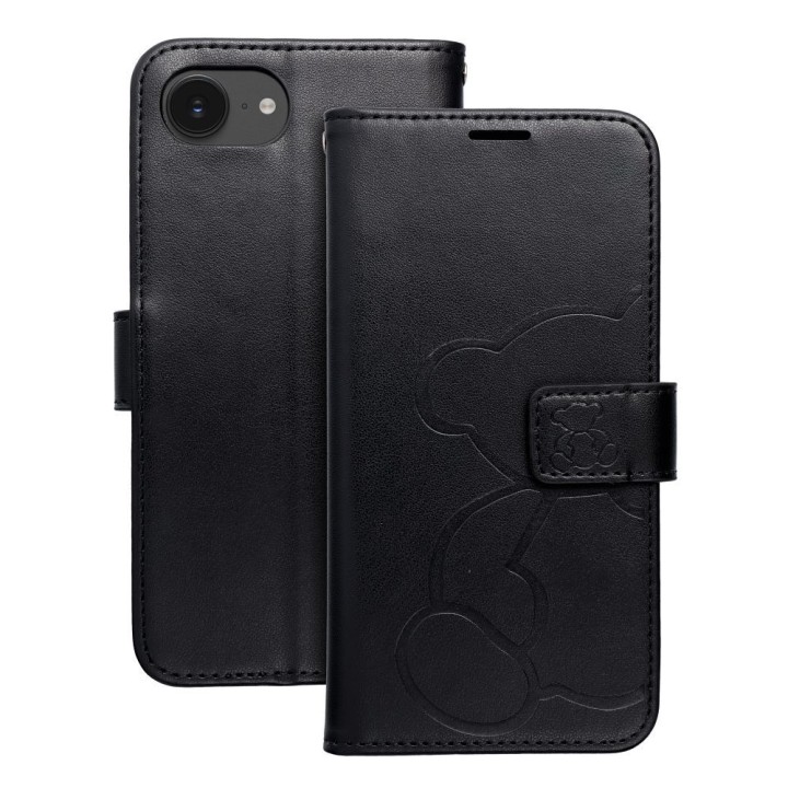 Etui z klapką na Samsung S26 EDGE Mezzo Book teddy bear czarne