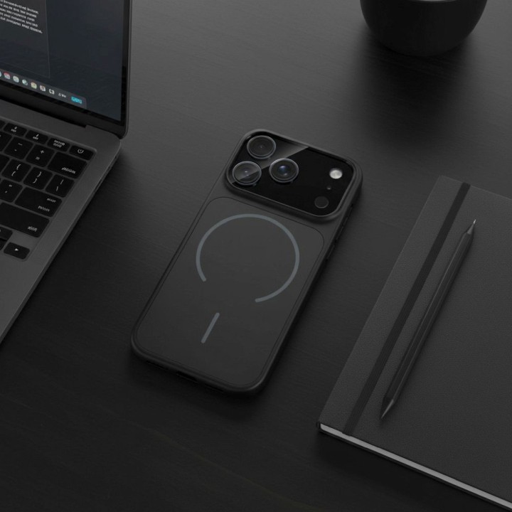 Чохол для iPhone 15 PRO MAX Make 17 сумісний з MagSafe чорний