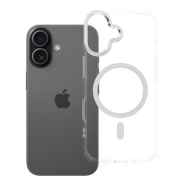 Case for iPhone 17 Frame Clear Hybrid Mag Cover MagSafe compatible transparent