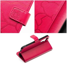 Flip case for Samsung S26 EDGE Mezzo Book teddy bear magenta