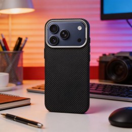 Чехол для iPhone 17 AIR K-Look совместимый с MagSafe черный