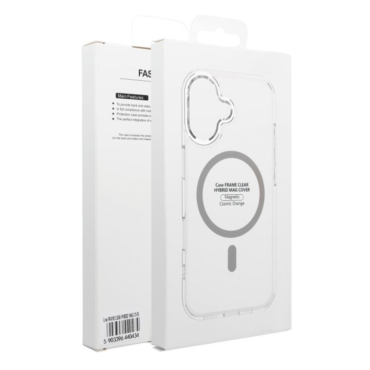 Etui na Samsung S26 ULTRA Frame Clear Hybrid Mag Cover zgodny z MagSafe transparentne