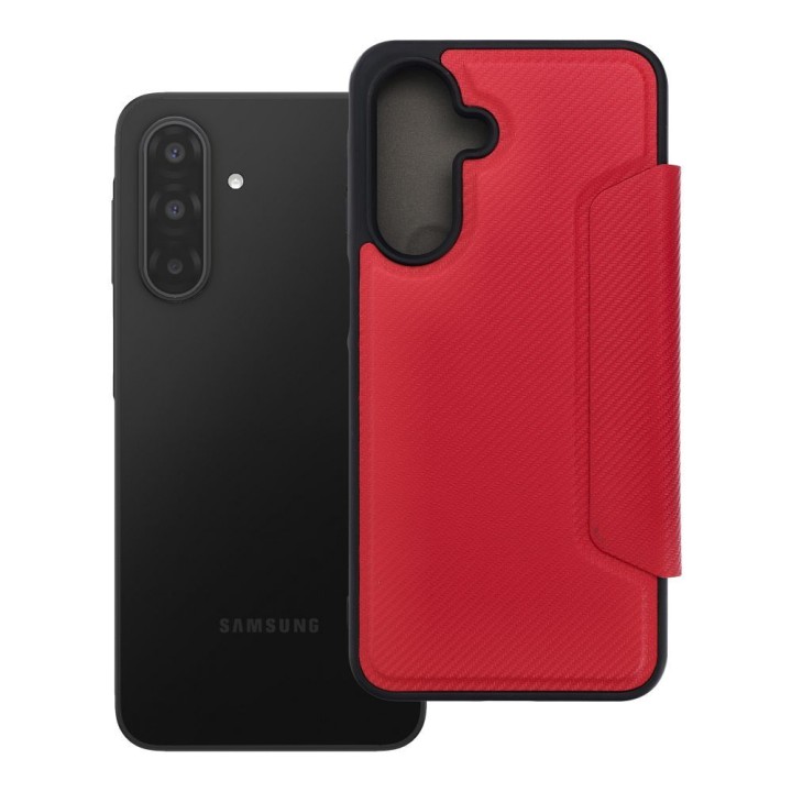 Flip case for Samsung A17 5G Razor Book red