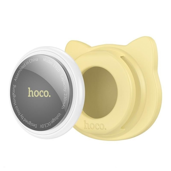 Tracker compatible with Apple Find My Hoco cat-shaped E91D beige