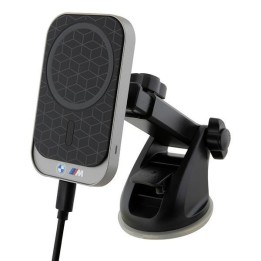 Wireless car phone holder BMW MagSafe compatible 15W for windscreen / dashboard / air vent M Edition BMMWCCMPGPK black
