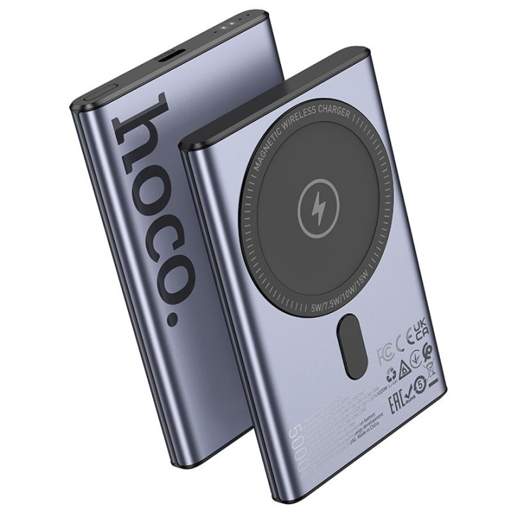 Power bank MagSafe compatible Hoco 5000 mAh QC PD 20W Q32 grey