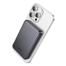 Повербанк совместимый с MagSafe Hoco 5000 mAh 2A 5W J160 серый