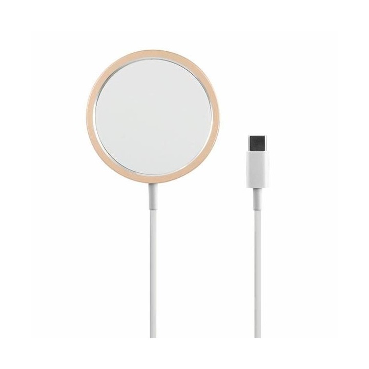 Ładowarka indukcyjna Guess zgodna z MagSafe 15W GUCBMSLRD złota