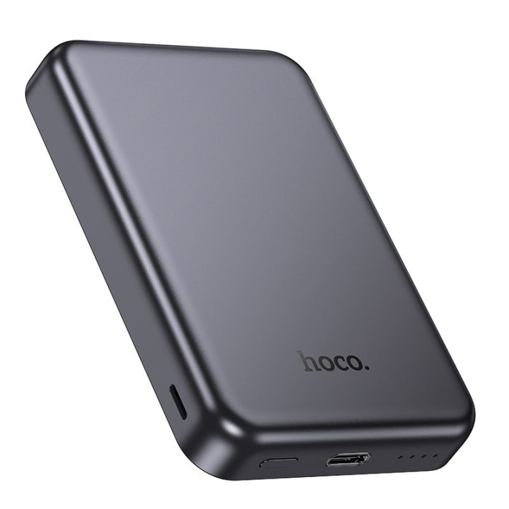 Повербанк совместимый с MagSafe Hoco 5000 mAh 2A 5W J160 серый