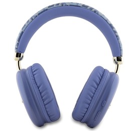 Wireless on-ear headphones Guess Gcube Metallic Script Logo GUBHK1GCTCSU purple