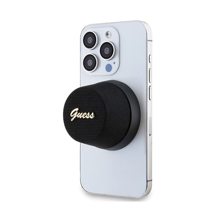 Wireless speaker Guess Magnetic Script Metal GUWSC3ALSMK black