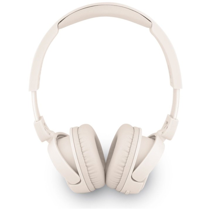 Wireless on-ear headphones Guess Metal Logo Script beige