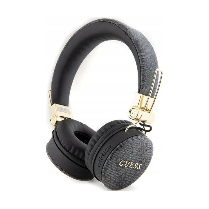Wireless on-ear headphones Guess Metal Logo GUBH704GEMK black