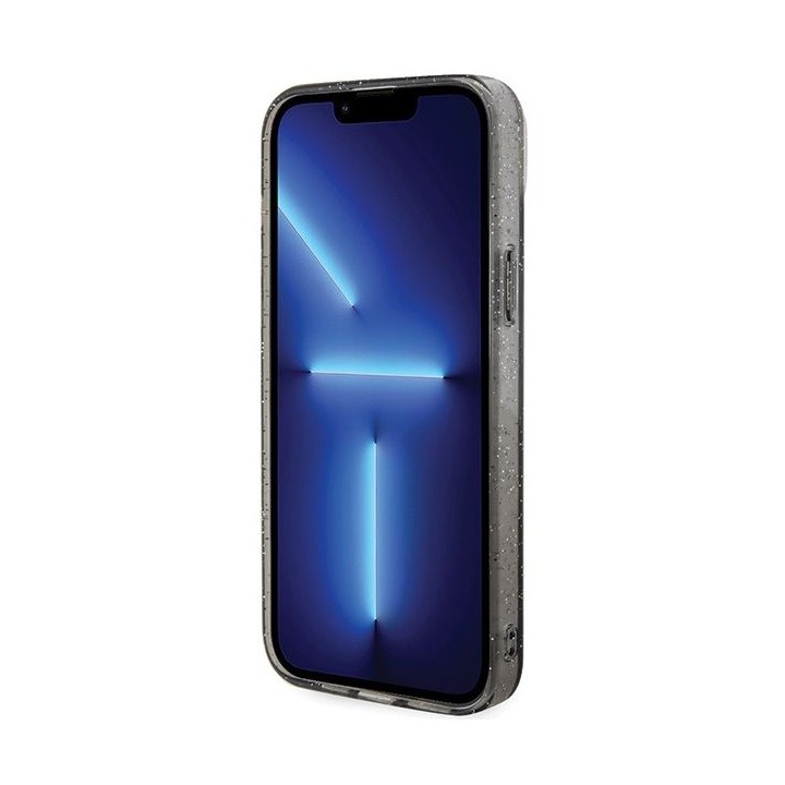 KARL LAGERFELD чохол для IPHONE 15 KLHMP15SHGKCNOK (Glitter + MAG) чорний
