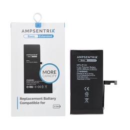 AmpSentrix Basic аккумулятор для iPhone 15 (повышенная емкость 3600 mAh)