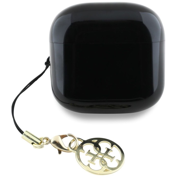 Słuchawki bezprzewodowe douszne Guess TWS Effect Printed Classic Logo & Charm czarne