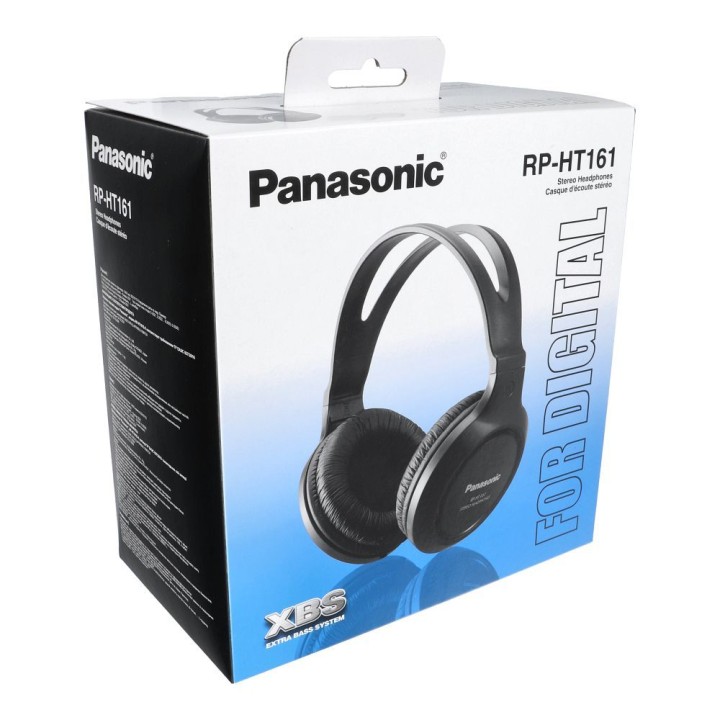 Wired on-ear headphones Jack 3,5 mm Panasonic RP-HT161 black