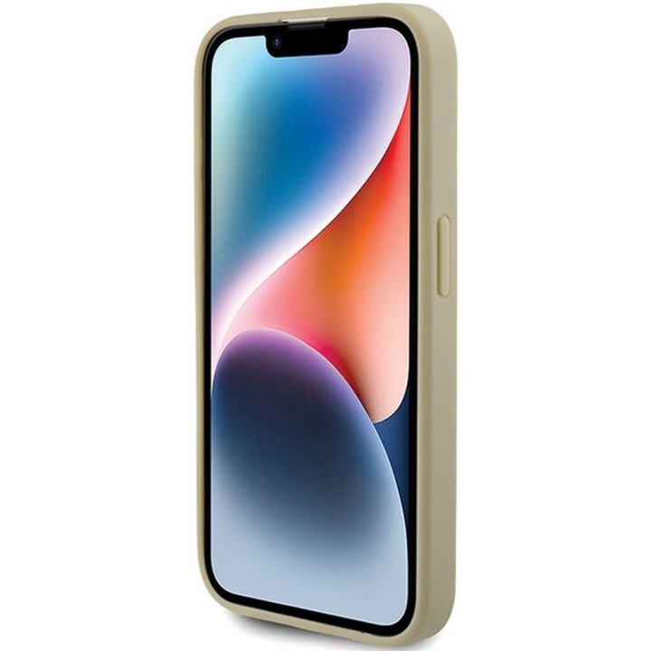 GUESS чохол для IPHONE 15 Pro GUHCP15LHG4SGD (Fixed Glitter Big 4G) золотий