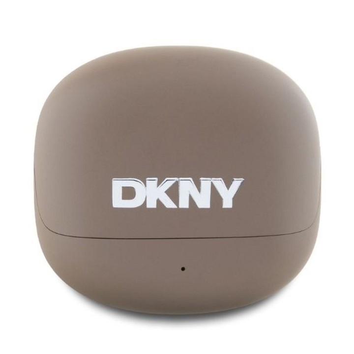 Słuchawki bezprzewodowe douszne Dkny TWS Satiny Finish DKTWST6AEHLW brązowe