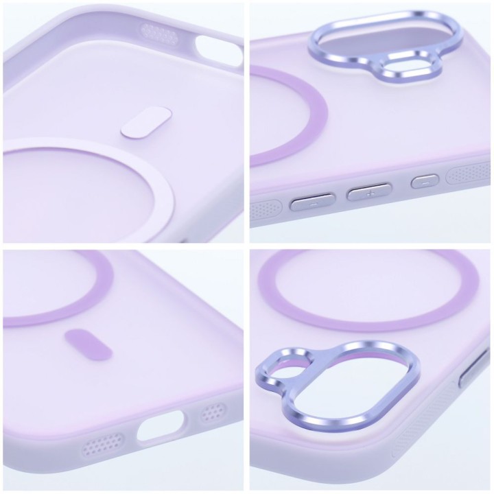 Case for iPhone 17 Flexline Mag Cover MagSafe compatible purple