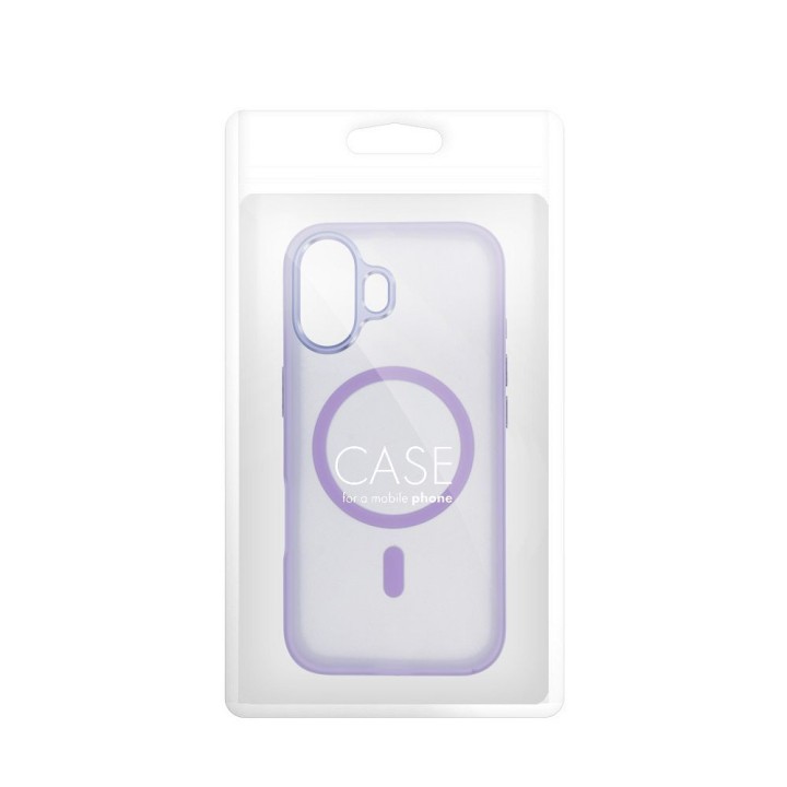 Чехол для iPhone 17 Flexline Mag Cover совместимый с MagSafe фиолетовый