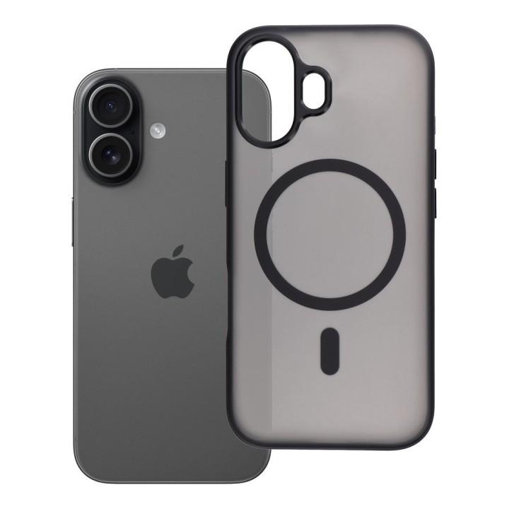 Чохол для iPhone 17 Flexline Mag Cover сумісний з MagSafe чорний