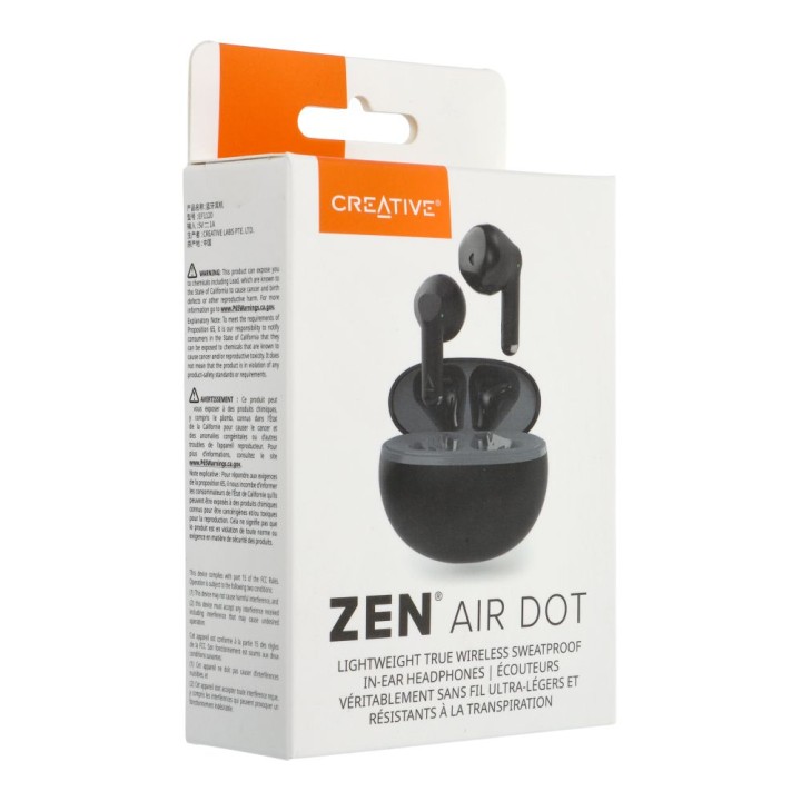 Бездротові навушники-вкладиші Creative Zen Air Dot чорні