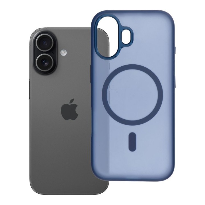 Case for iPhone 17 Flexline Mag Cover MagSafe compatible navy blue