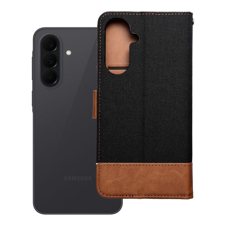 Чехол с клапаном для Samsung A37 5G Jeans Book черный