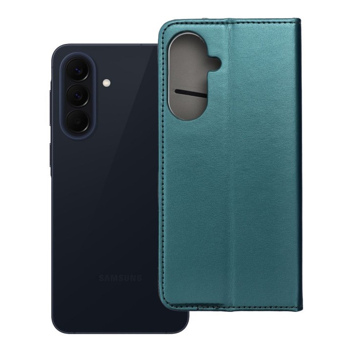 Flip case for Samsung A57 5G Smart Magneto dark green