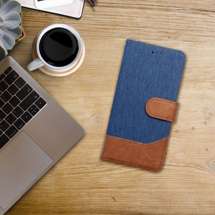 Flip case for Samsung A37 5G Jeans Book blue