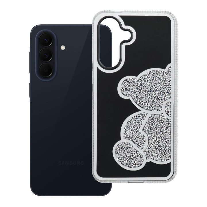 Чохол для Samsung A57 5G Teddy Bear сріблястий