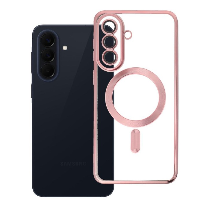 Case for Samsung A57 Electro Mag Cover MagSafe compatible gold pink