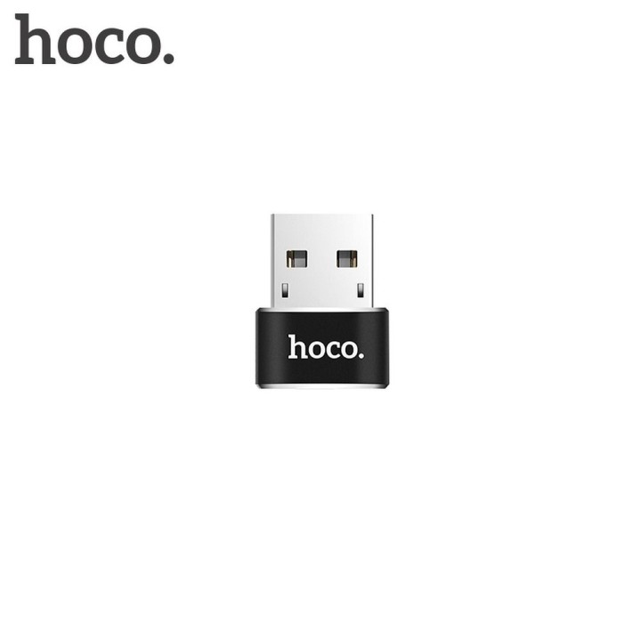 Adapter OTG USB A for USB C Hoco UA6 black