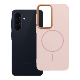 Case for Samsung A57 Frame Mag Cover MagSafe compatible powder pink
