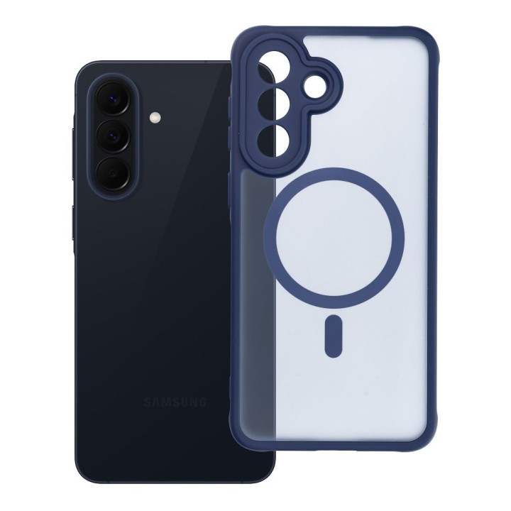Case for Samsung A57 Full Matte Mag Cover MagSafe compatible navy blue