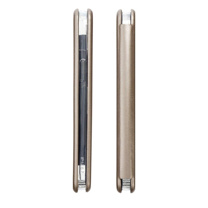 Чохол з клапаном для Samsung S23 FE Elegance Book золотий